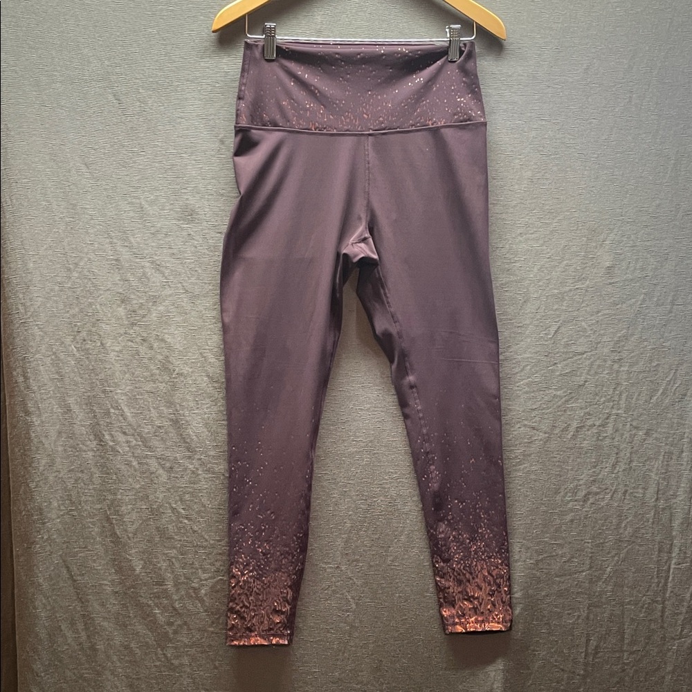 Z by Zobha Elegant Purple High-Waist Leggings